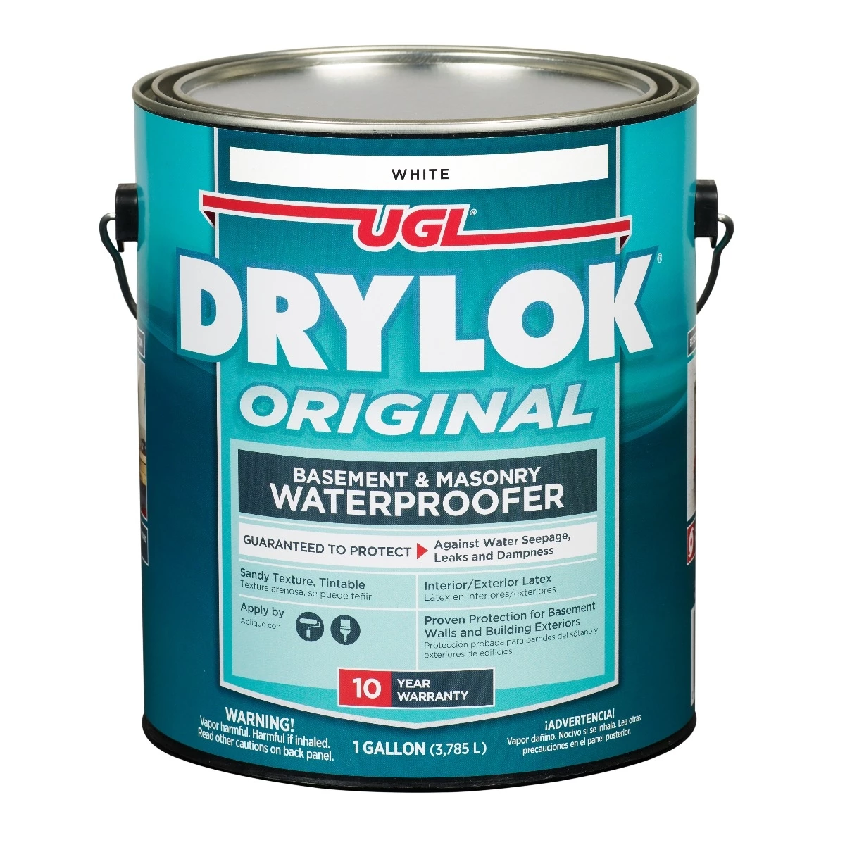 DRYLOK Waterproofer Latex Basein White or Gray - Gallon 3 DRYLOK Waterproofer Latex Basein White or Gray - Gallon