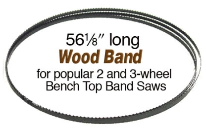 Wood Band Saw Blade - 56 1/8in Long 3 Wood Band Saw Blade - 56 1/8in Long