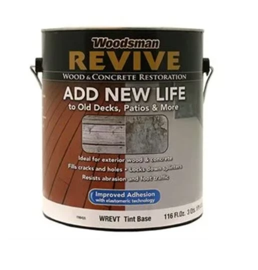 Woodsman Revive Wood & Concrete Restoration, Tint Base, Gallon 3 Woodsman Revive Wood & Concrete Restoration, Tint Base, Gallon
