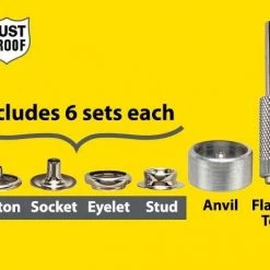 General Tools 1265 Snap Fastener Kit -Home Improvement Sales Shop 1020032 2