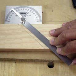 General Tools 17 ANGLE-IZER® Square Head Stainless Steel Angle Protractor, 0 to 180 Degrees -Home Improvement Sales Shop 1020128 3