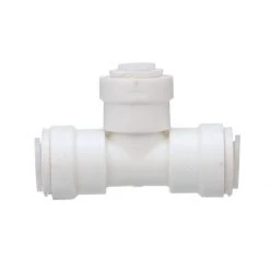AquaLock 3/8 in x 3/8 in x 1/4 in Plastic OD Quick Connect Reducing Tee -Home Improvement Sales Shop 1024r 2