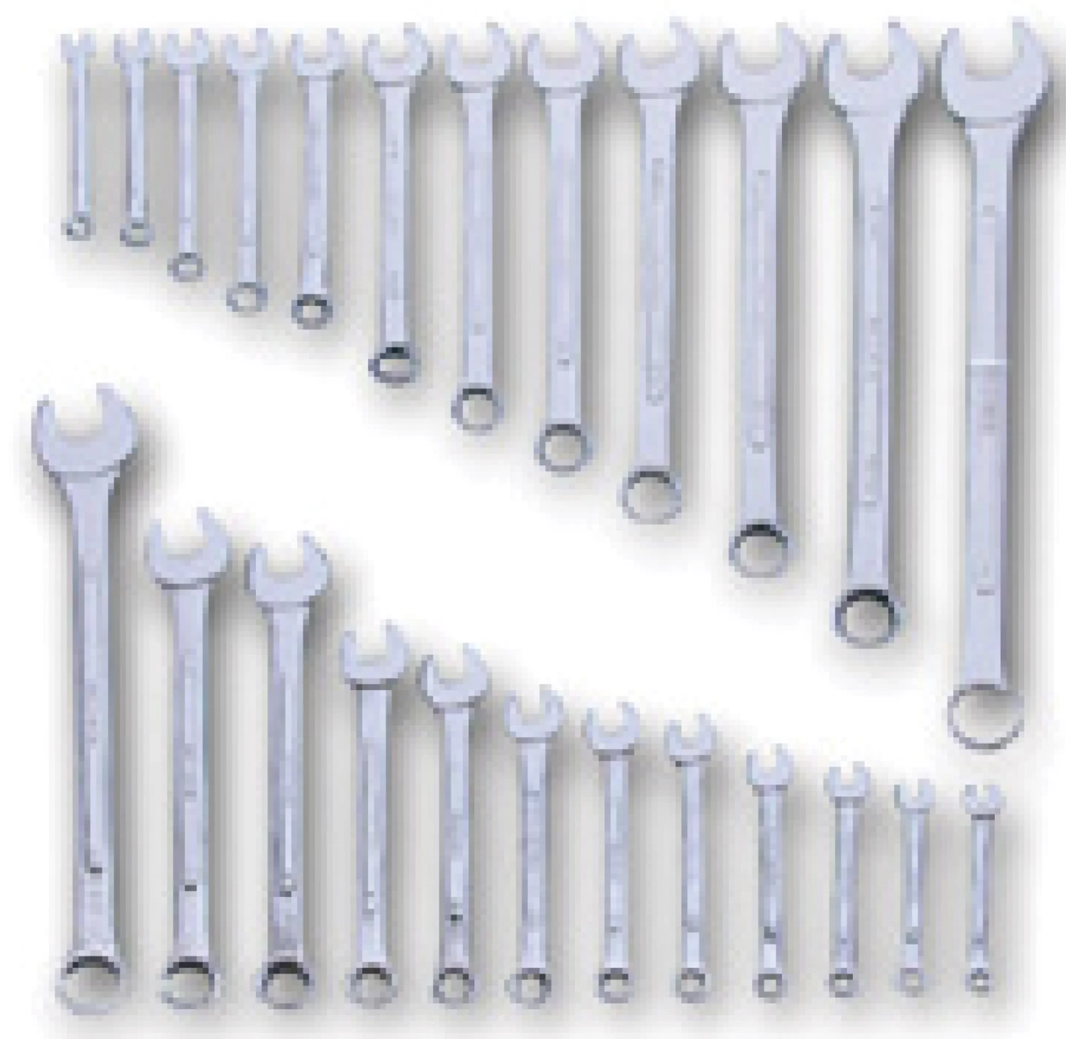Allied Tool 24 pc. Combination Wrench Set SAE & Metric 3 Allied Tool 24 pc. Combination Wrench Set SAE & Metric
