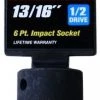 Pro Grade Standard 1/2" Drive 6 Point Impact Socket -Home Improvement Sales Shop 10751914 1