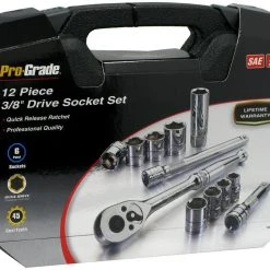 ProGrade 12pc 3/8" SAE Socket Set -Home Improvement Sales Shop 10752030 2