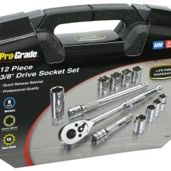 ProGrade 12pc 3/8" Metric Socket Set 5 ProGrade 12pc 3/8" Metric Socket Set -Home Improvement Sales Shop 10752031 2