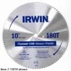 Irwin Tools Steel 10" Plywood Circular Saw Blade -Home Improvement Sales Shop 10880150 1