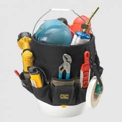 Custom Leathercraft 48 Pocket Bucket Organizer 5 Custom Leathercraft 48 Pocket Bucket Organizer -Home Improvement Sales Shop 1119 1 bucket tool organizer