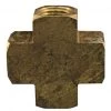 Milton 1/4" FNPT Brass Cross Hose Fitting -Home Improvement Sales Shop 112404019