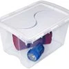 Sterlite 48 Qt. Hinged Lid Storage Box White -Home Improvement Sales Shop 114294 storage bin