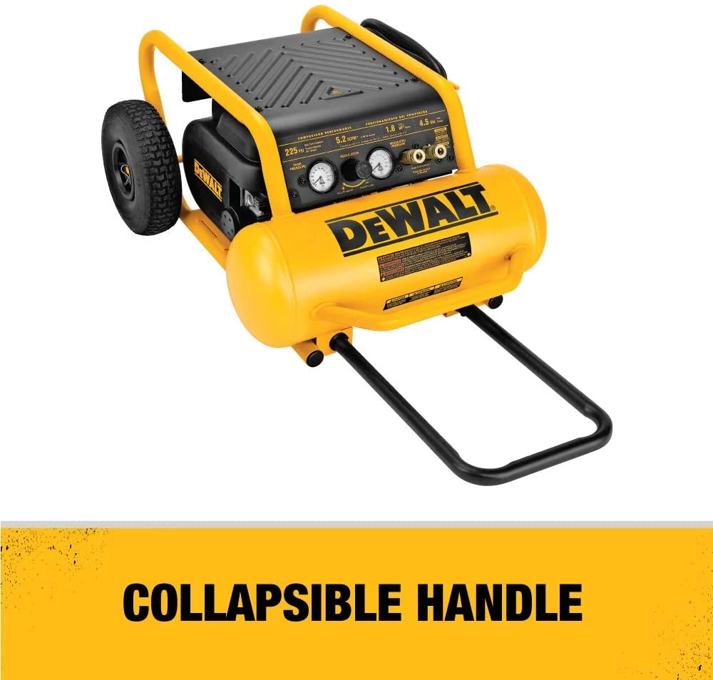 DeWalt D551461.6 HP Continuous, 225 PSI, 4.5 Gallon Compressor 5 DeWalt D551461.6 HP Continuous, 225 PSI, 4.5 Gallon Compressor - Image 3