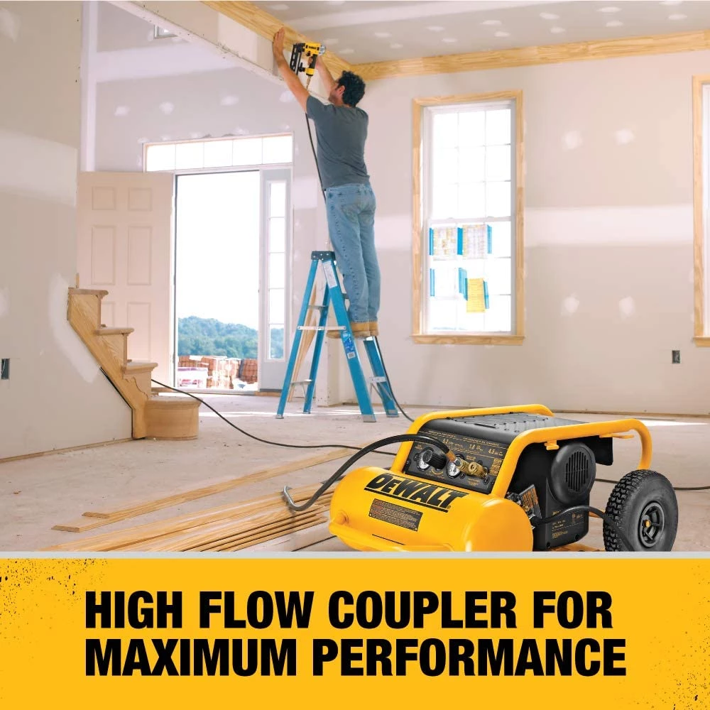 DeWalt D551461.6 HP Continuous, 225 PSI, 4.5 Gallon Compressor 6 DeWalt D551461.6 HP Continuous, 225 PSI, 4.5 Gallon Compressor - Image 4