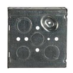 Hubbell 4 inch Square Raised Ground Box -Home Improvement Sales Shop 1240010 2