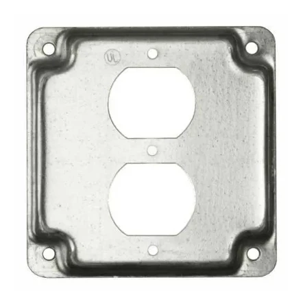 Hubbell 4 in Square Duplex Cover 3 Hubbell 4 in Square Duplex Cover