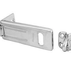Master Lock Zinc Plated Hardened Steel Hasp w/Hardened Steel Locking Eye