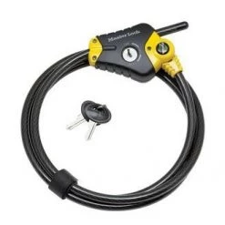 Master Lock 6 ft Long x 3/8 in Diameter Python™ Adjustable Locking Cable - Yellow and Black