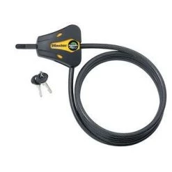 Master Lock 6 ft Long x 5/16 in Diameter Python™ Adjustable Locking Cable - Yellow and Black