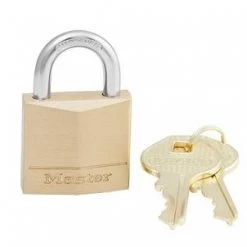 Master Lock Solid Brass Body Padlock - 4 Pin