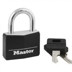 Master Lock 1-9/16 in Wide Covered Solid Body Padlock