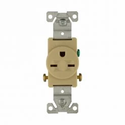 Eaton Single Ivory Receptacle -Home Improvement Sales Shop 1250047 2