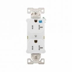 Eaton 20 Amp Tamper and Weather Resistant Electrical Duplex Outlet -Home Improvement Sales Shop 1251191