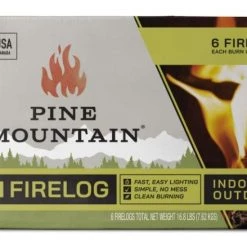 Pine Mountain 2-Hour Fire Log, 6 Pack