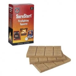 Meeco’s SureStart Firelighting Squares – 24 Count