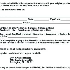 Sun-Mar Excel Non-Electric Composting Toilet -Home Improvement Sales Shop 13750486 4 1