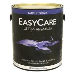 Easycare White Interior Satin Latex Enamel, 1 Gallon