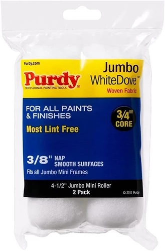 Purdy White Dove Jumbo Mini Roller Cover – 2 Pack 4 Purdy White Dove Jumbo Mini Roller Cover – 2 Pack - Image 2