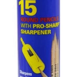 CH Hanson Finishing Pencils with Sharpener, 15-Pack -Home Improvement Sales Shop 14340007 1