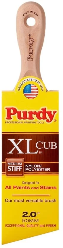 Purdy XL Series Cub Angular Trim Paint Brush, 2 in. Short Handle 3 Purdy XL Series Cub Angular Trim Paint Brush, 2 in. Short Handle