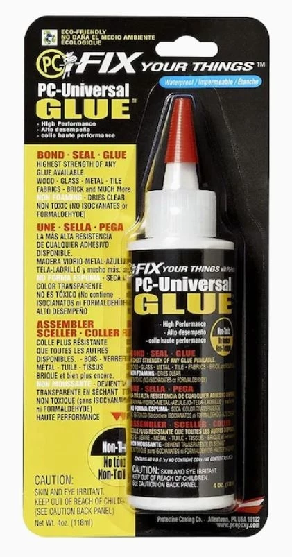 PC Universal Glue, High Performance Adhesive, 4 oz. 3 PC Universal Glue, High Performance Adhesive, 4 oz.