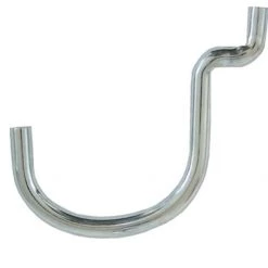 Crawford 1-1/2 Inch Heavy Duty Curved Pegboard Hooks, 6 Pack