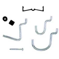 Crawford Assortment Locking Peg Hooks, 27 Pieces