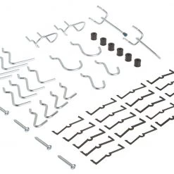 Crawford Locking Peg Hook Assortment, 32 Piece