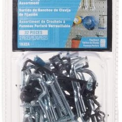 Crawford Locking Peg Hook Assortment, 32 Piece -Home Improvement Sales Shop 1520008 1