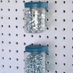 Lehigh Peg Organizer Jar, Clear, 2 Count 5 Lehigh Peg Organizer Jar, Clear, 2 Count -Home Improvement Sales Shop 1520017 1
