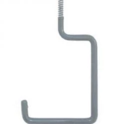 Crawford Screw In Large Storage Hook Grey Vinyl Coated