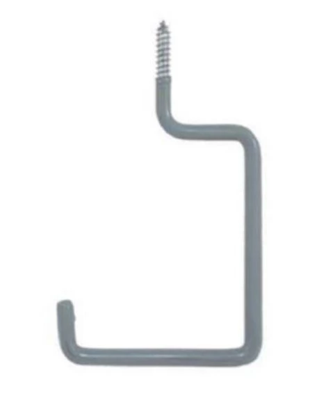 Crawford Screw In Large Storage Hook Grey Vinyl Coated 3 Crawford Screw In Large Storage Hook Grey Vinyl Coated