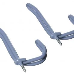 Crawford Light Duty Coat/Hat Hook, Zinc Plated Steel, Gray