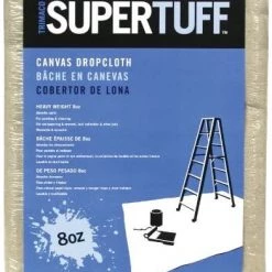 Trimaco 58901 Canvas 4 x 15 Drop Cloth - 8 oz