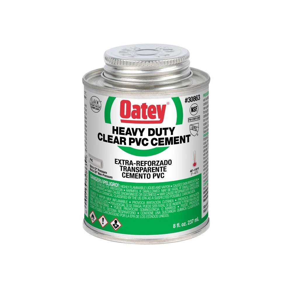 Oatey 8 oz. Heavy Duty PVC Cement 3 Oatey 8 oz. Heavy Duty PVC Cement