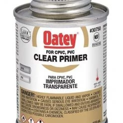 Oatey Clear Pipe Primer/Cleaner, 4 oz.
