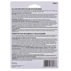Oatey 1.7 oz. No. 5 Flux w/Brush - Carded 6 Oatey 1.7 oz. No. 5 Flux w/Brush - Carded -Home Improvement Sales Shop 15670129 2
