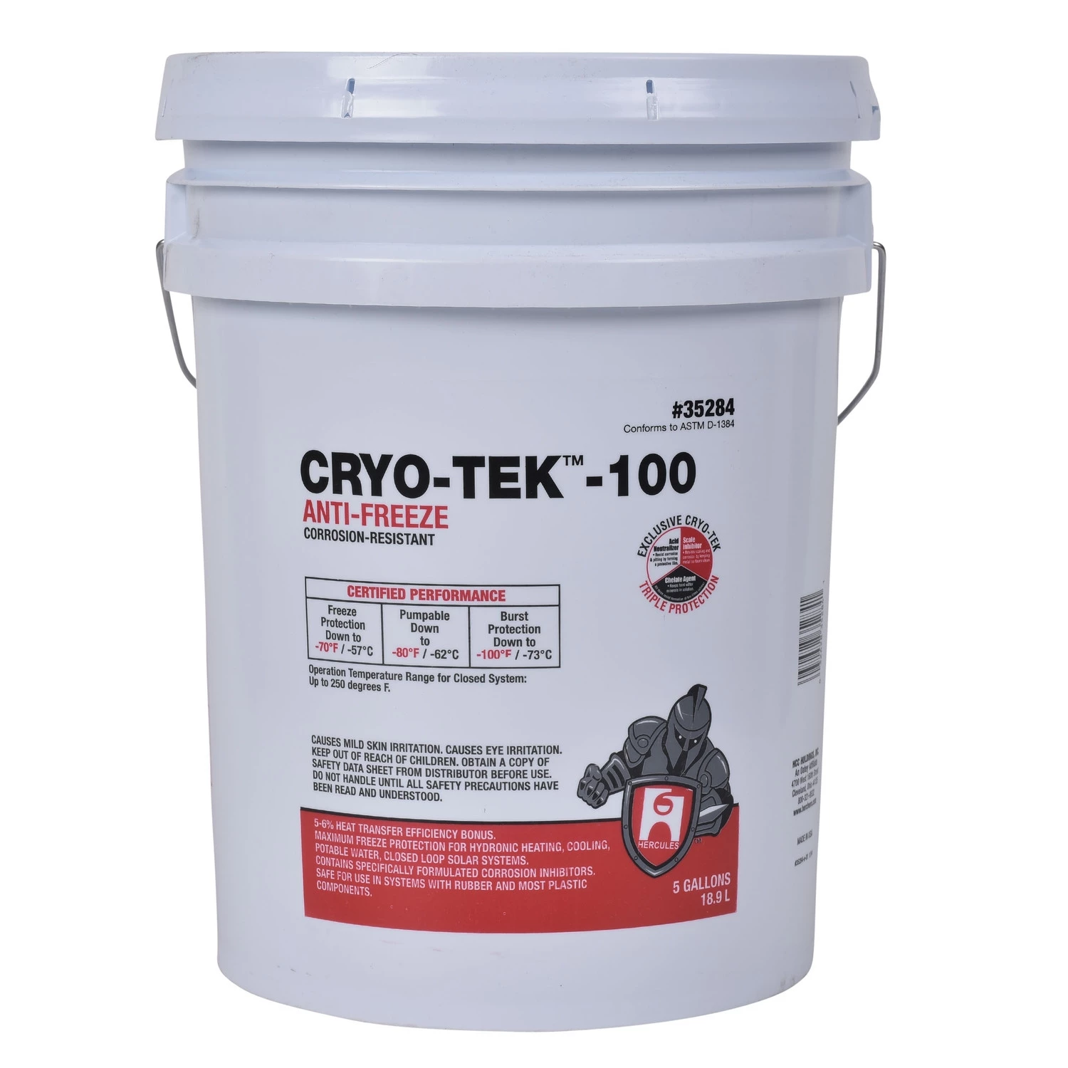 Hercules® 5 Gal. Cryo-Tek™ - 100 Antifreeze by Oatey 3 Hercules® 5 Gal. Cryo-Tek™ - 100 Antifreeze by Oatey