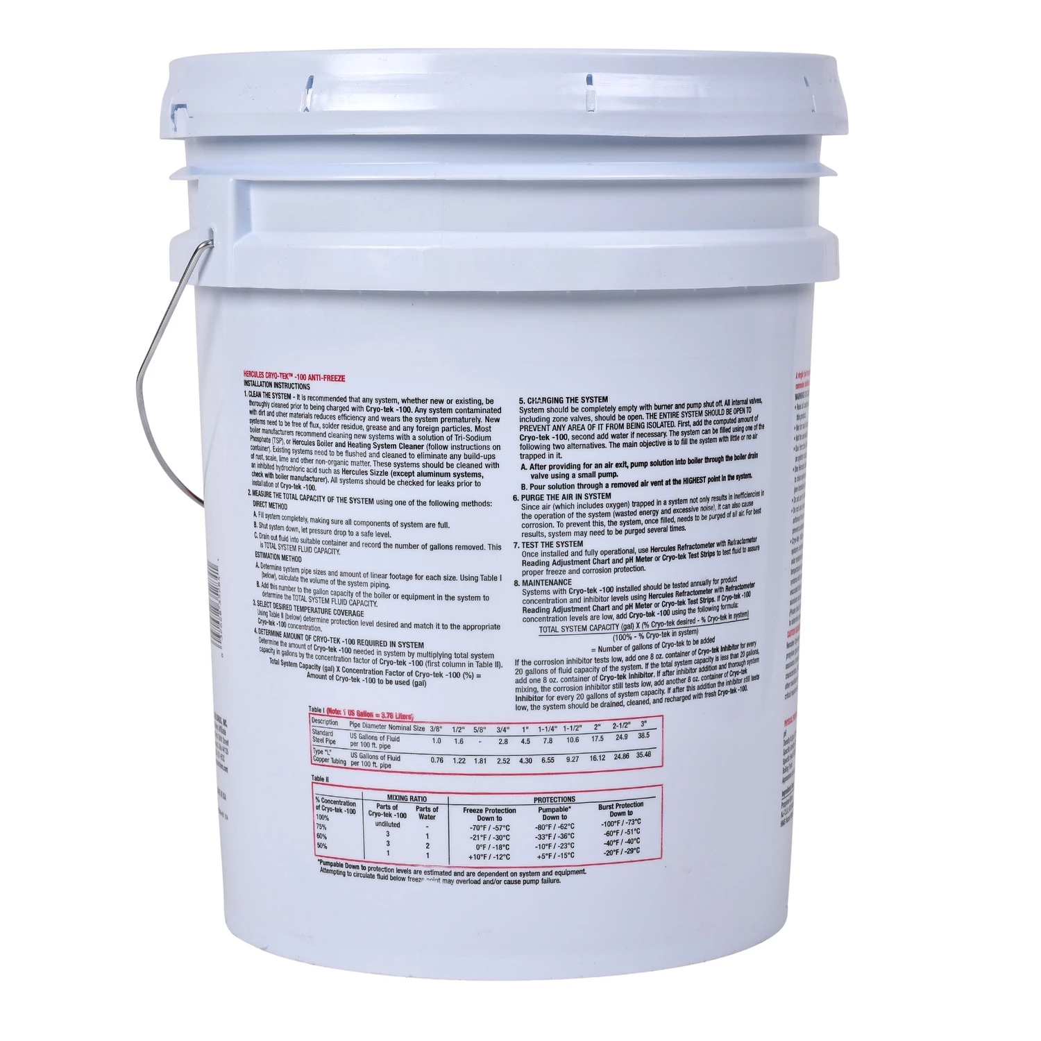 Hercules® 5 Gal. Cryo-Tek™ - 100 Antifreeze by Oatey 4 Hercules® 5 Gal. Cryo-Tek™ - 100 Antifreeze by Oatey - Image 2