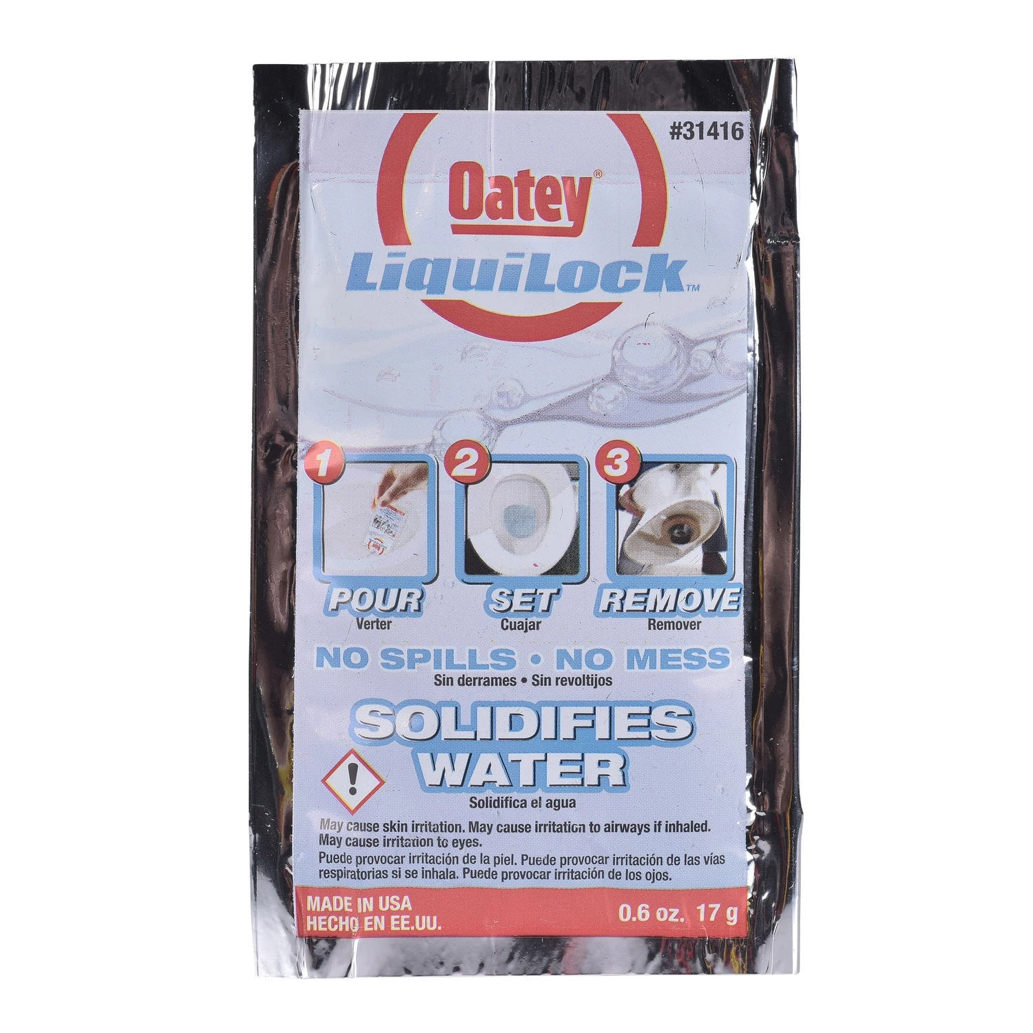 Oatey 0.6 oz. LiquiLock - Gel for Toilet Removal 4 Oatey 0.6 oz. LiquiLock - Gel for Toilet Removal - Image 2