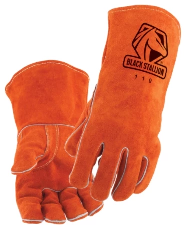 Black Stallion Select Shoulder Split Cowhide Stick Glove 3 Black Stallion Select Shoulder Split Cowhide Stick Glove