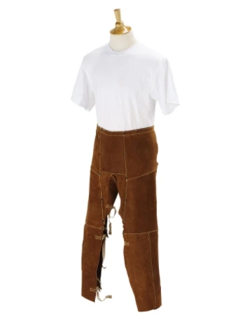 Black Stallion 24"x 40" Split Cowhide Split-Leg Chaps 3 Black Stallion 24"x 40" Split Cowhide Split-Leg Chaps